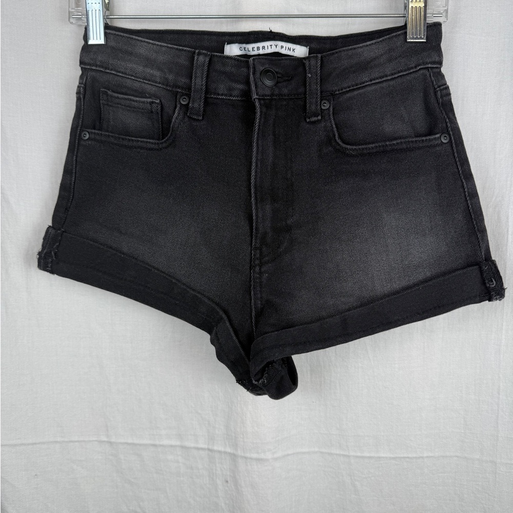 Celebrity Pink Women's Dark Denim Shorts